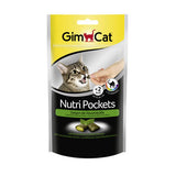 GimCat - Alimento per gatti - Nutri Pockets con Menta e Multivitaminica 60gr