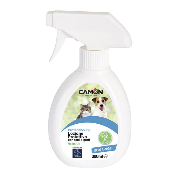 Camon - Articolo per cani - Protection Line Lozione protettiva olio di neem 300ml