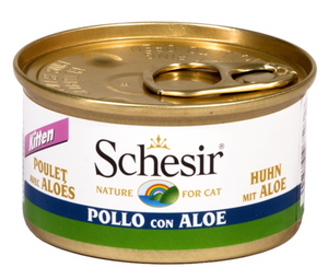 Schesir - Alimento per gatti - Kitten Filetti di pollo con aloe 85gr