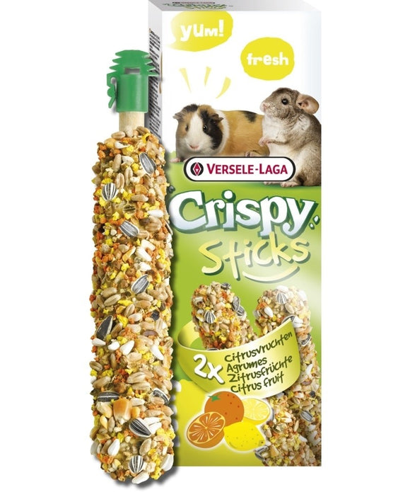 Versele Laga - Alimento per roditori - Crispy Sticks Agrumi per cavie e cincillà 2pz 110gr