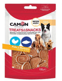 Camon - Articolo per cani - Chicken Snack sushi di pollo e merluzzo 100gr