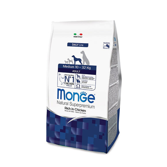 Monge - Alimento per cani - Medium Adult POLLO 3kg