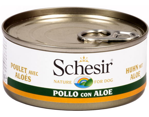 Schesir - Alimento per cani - Filetti di pollo con aloe 150gr