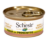 Schesir - Alimento per gatti - Pollo con prosciutto in brodo di pollo70gr
