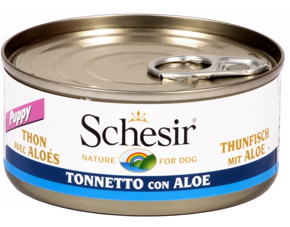 Schesir - Alimento per cani - Puppy Tonnetto con aloe 150gr