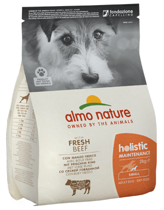Almo Nature - Alimento per cani - Holistic Maintenance con Manzo Fresco XS/S 2kg