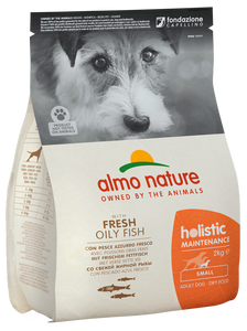 Almo Nature - Alimento per cani - Holistic Maintenance con Pesce Azzurro Fresco XS/S 2kg