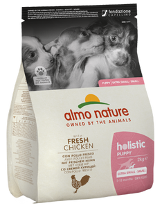 Almo Nature - Alimento per cani - Holistic Puppy con Pollo Fresco XS/S 2kg