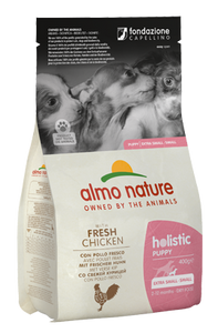 Almo Nature - Alimento per cani - Holistic Puppy con pollo Fresco XS/S 400gr