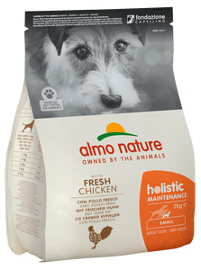 Almo Nature - Alimento per cani - Holistic Maintenance con Pollo Fresco XS/S 2kg