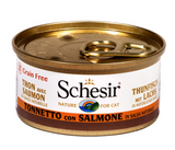 Schesir - Alimento per gatti - Tonnetto in salsa in 8 gusti 70gr