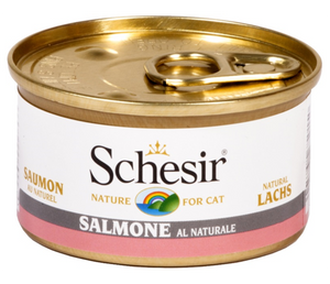 Schesir - Alimento per gatti - Salmone al naturale 85gr