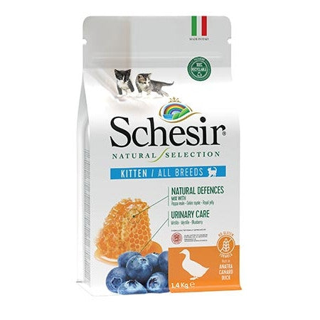 Schesir - Alimento per gatti - Natural Selection Kitten con Anatra