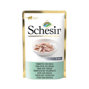 Schesir - Alimento per gatti - in gelatina + gusti da 85gr