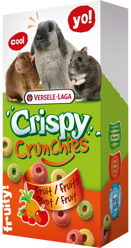 Versele Laga - Alimento per roditori - Crispy Crunchies Frutta 75gr
