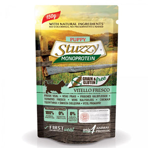 Stuzzy Monoprotein - Alimento per cani - grain & gluten free Puppy al vitello fresco 150gr