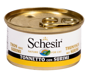 Schesir - Alimento per gatti - Tonnetto con surimi 85gr