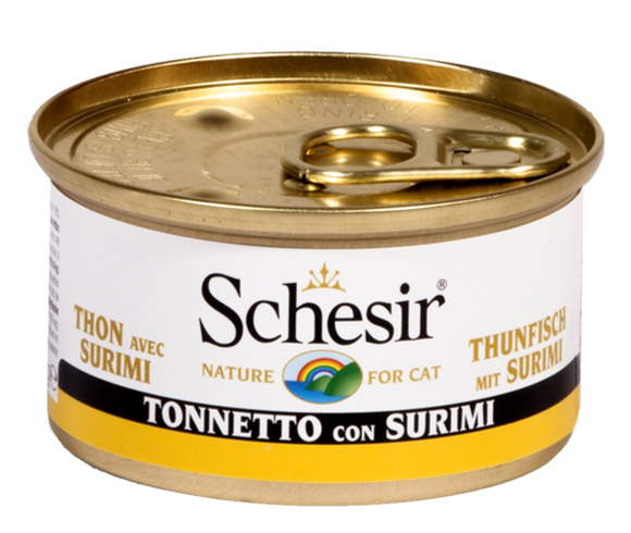 Schesir - Alimento per gatti - Tonnetto con surimi 85gr