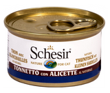 Schesir - Alimento per gatti - Tonnetto con alicette al naturale 85gr