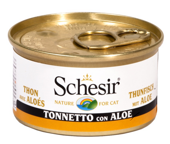 Schesir - Alimento per gatti - Tonnetto con aloe 85gr