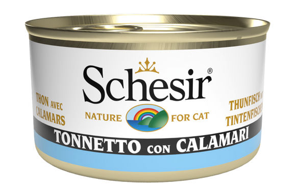 Schesir - Alimento per gatti - Tonnetto con calamari 85gr