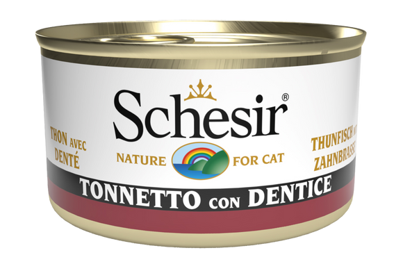 Schesir - Alimento per gatti - Tonnetto con dentice 85gr
