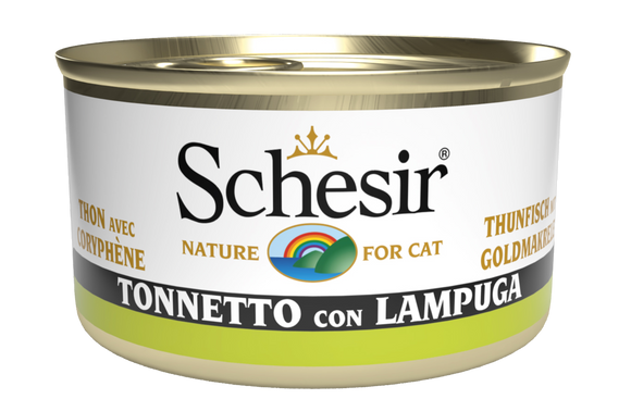 Schesir - Alimento per gatti - Tonnetto con lampuga 85gr