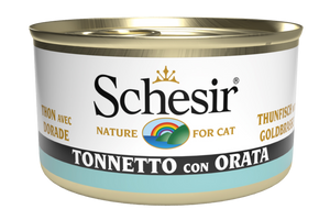 Schesir - Alimento per gatti - Tonnetto con orata 85gr