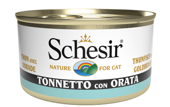 Schesir - Alimento per gatti - Tonnetto con orata 85gr