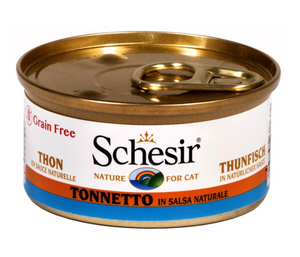 Schesir - Alimento per gatti - Tonnetto in salsa in 8 gusti 70gr