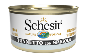 Schesir - Alimento per gatti - Tonnetto con spigola 85gr