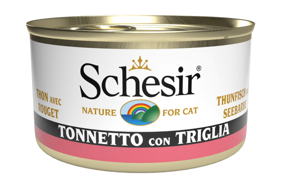 Schesir - Alimento per gatti - Tonnetto con triglia 85gr