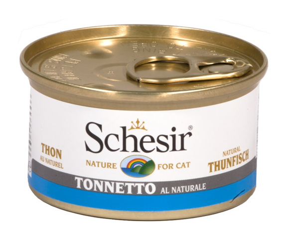 Schesir - Alimento per gatti - Tonnetto al naturale 85gr