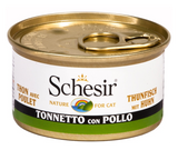 Shesir - Alimento per gatti - Tonnetto con filetti di pollo 85gr