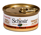 Schesir - Alimento per gatti - Tonnetto in salsa in 8 gusti 70gr