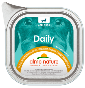 Almo Nature - Alimento per cani - Daily con Pollo, Prosciutto e Formaggio