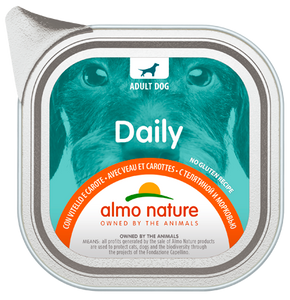 Almo Nature - Alimento per cani - Daily con Vitello e Carote